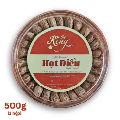 hạt điều rang muối bình phước loại 1 500 gram thekingnuts.com